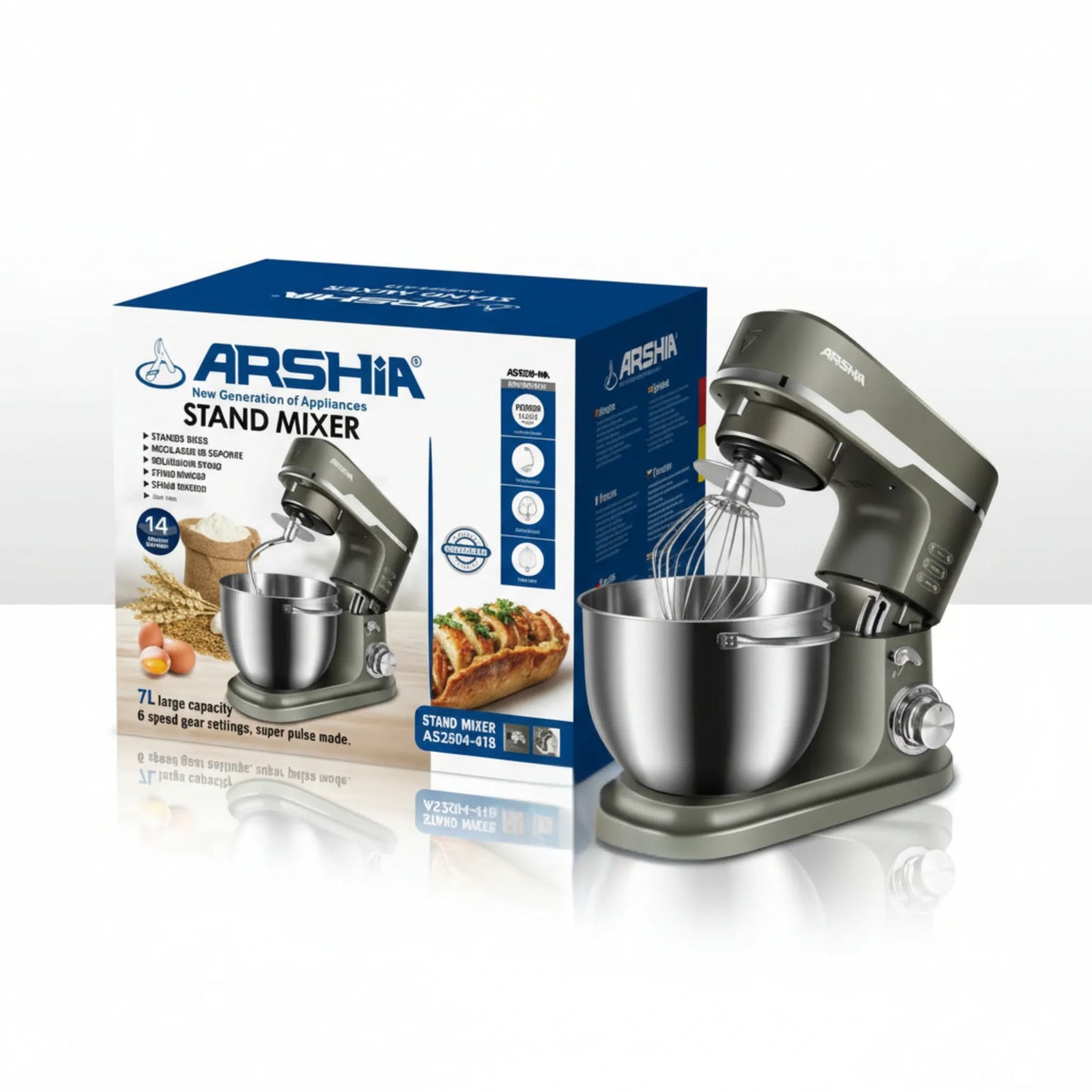 Arshia 7L Stand Mixer