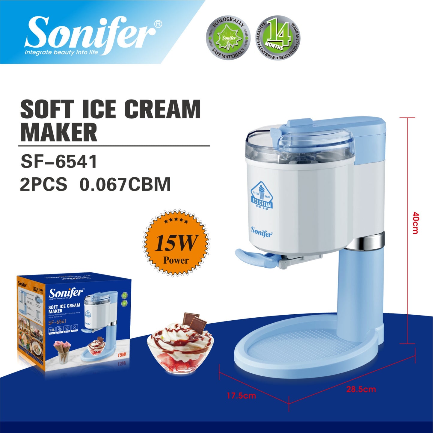 Sonifer Ice Cream Maker