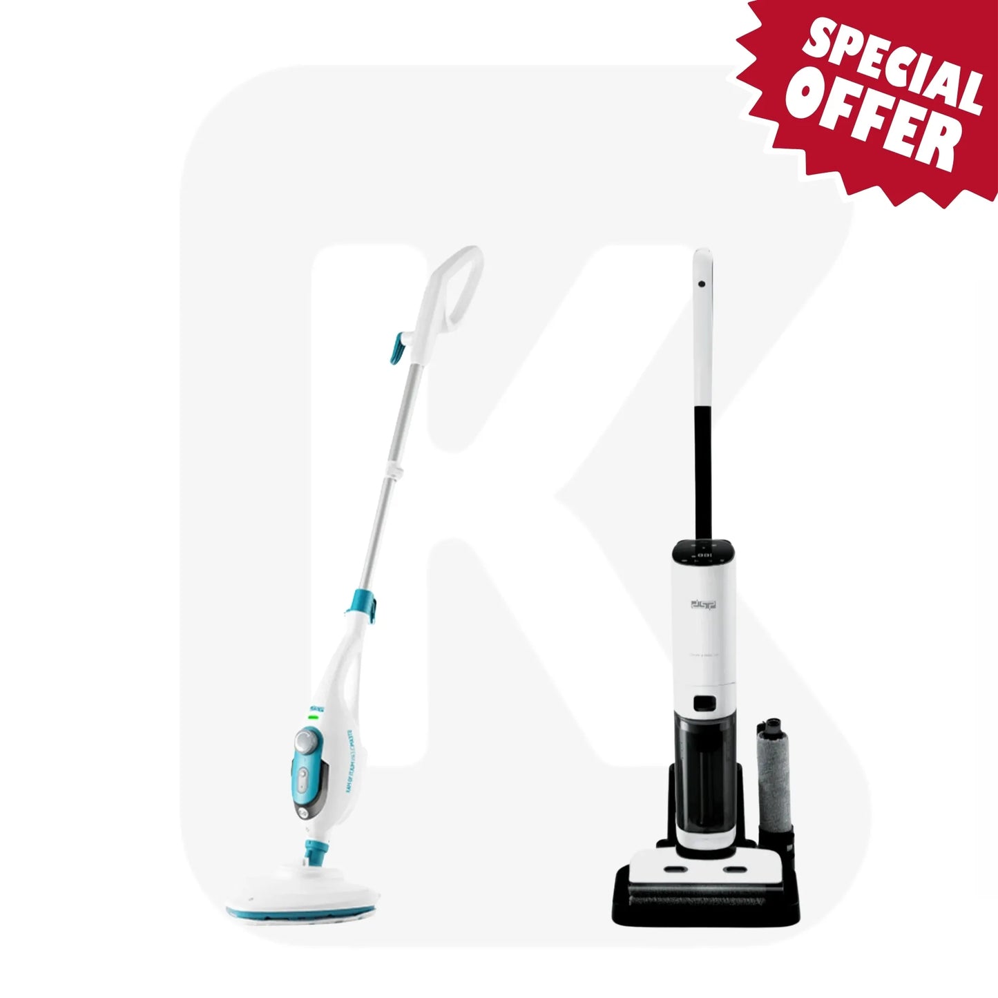 Wireless 3-in-1 Vacuum + 10-in-1 Steam Mop Special Offer