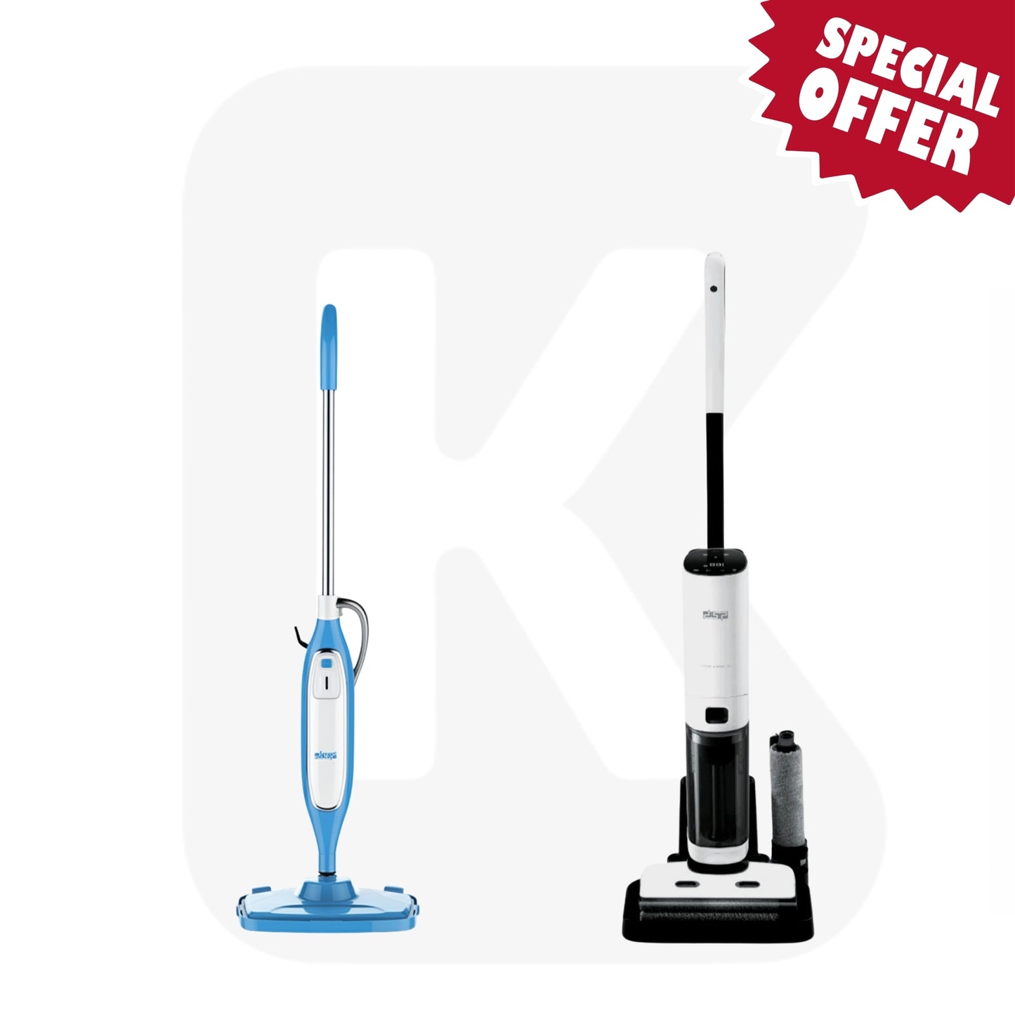 عرض خاص: مكنسة لاسلكية 3 في 1 + ممسحة بخارية 12 في 1