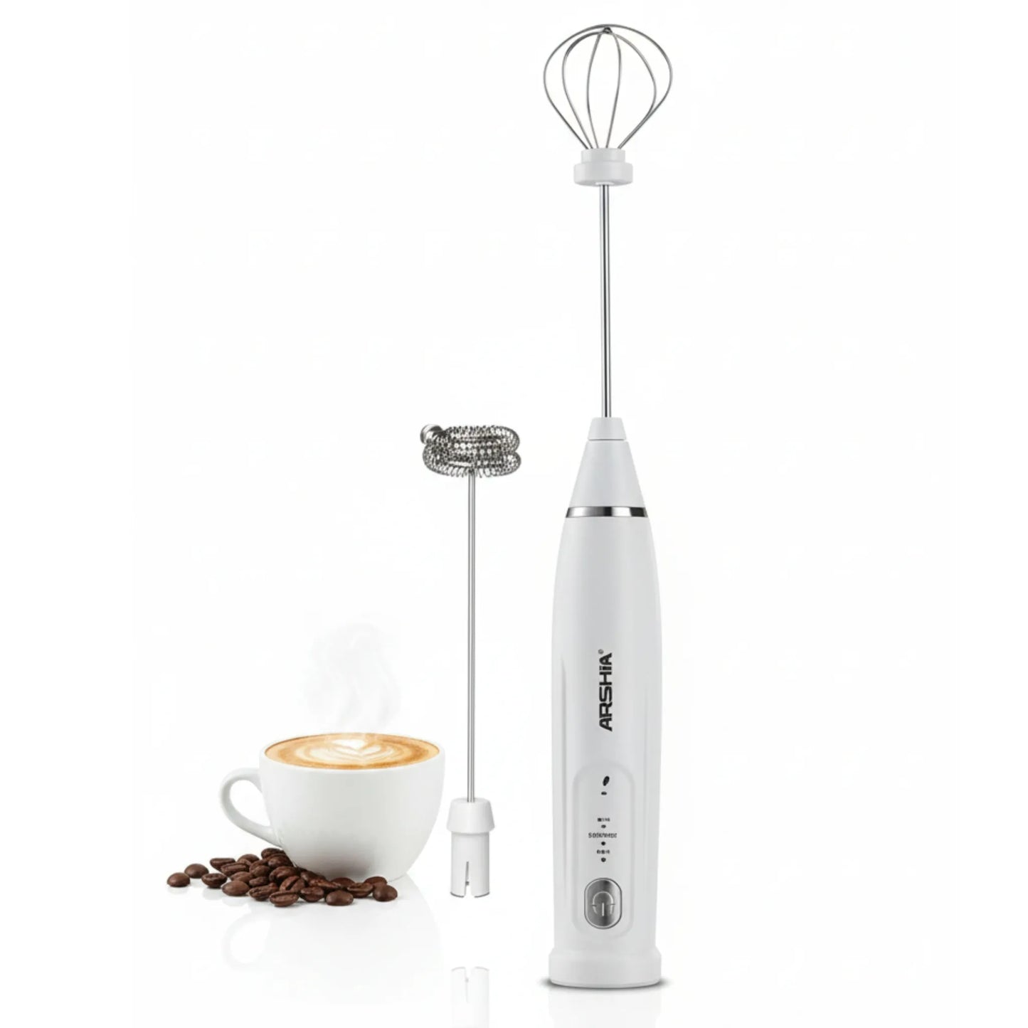 Arshia White Milk Frother