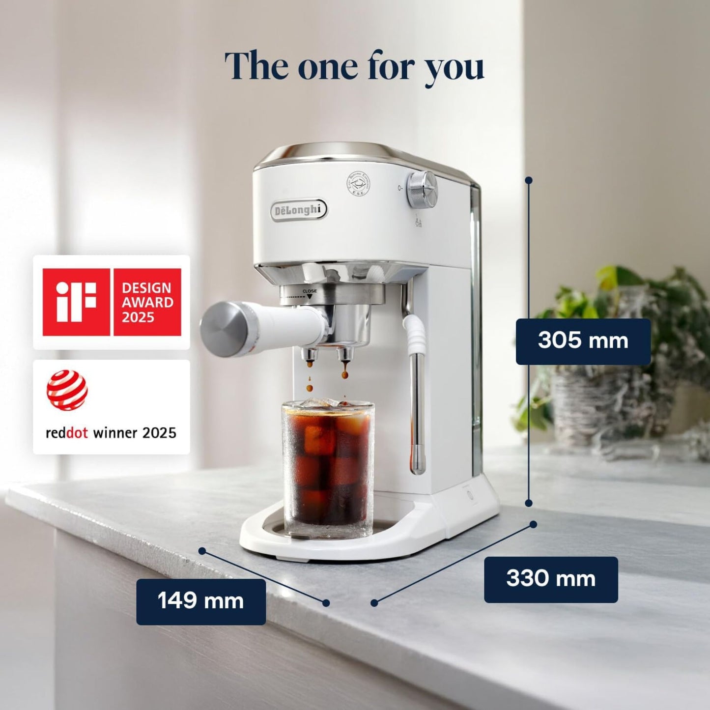 De’Longhi Dedica Duo Espresso Coffee Machine