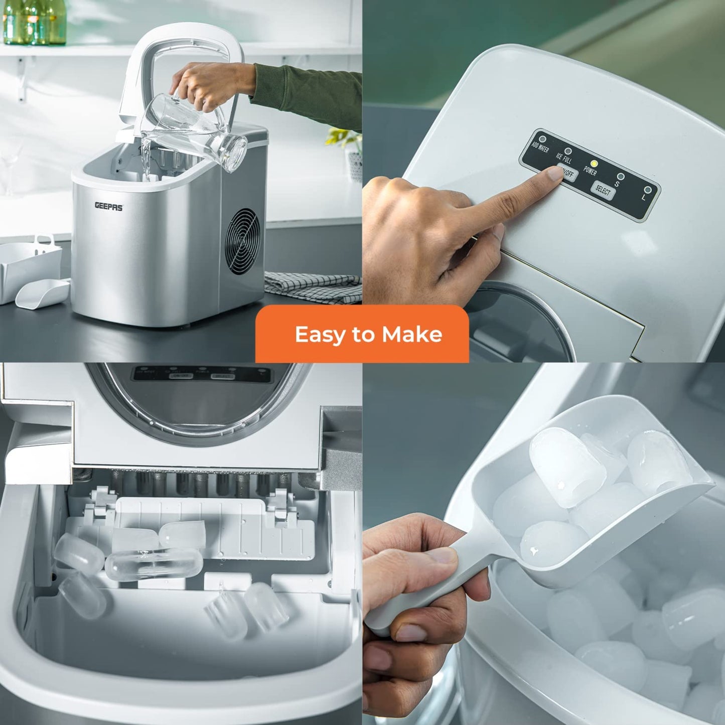 Geepas Ice Cube Maker