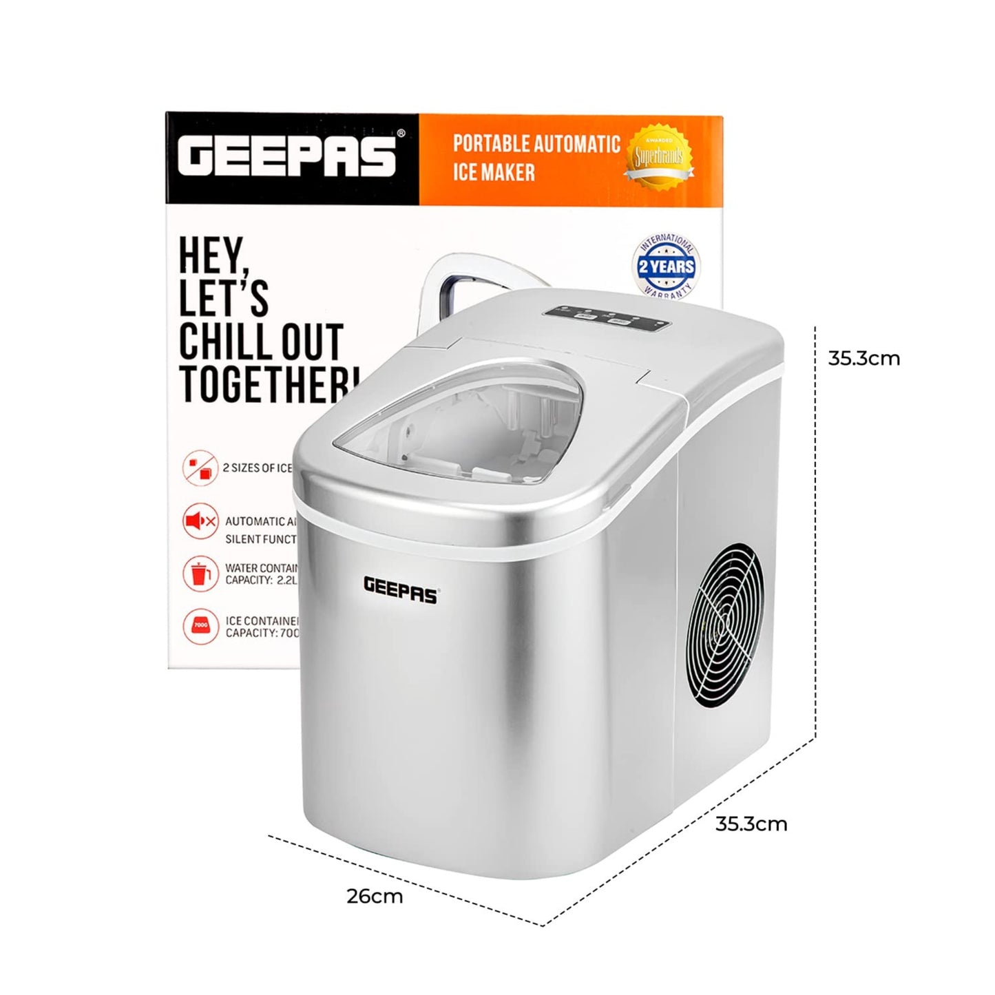 Geepas Ice Cube Maker
