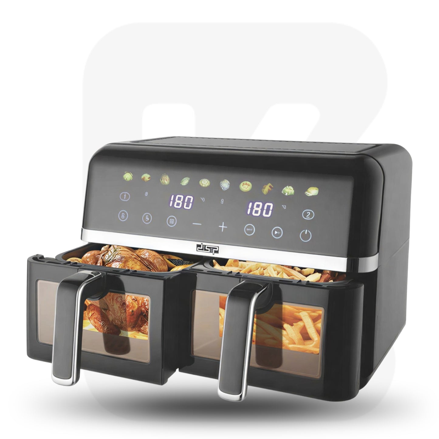 DSP Dual Basket Air Fryer 10L