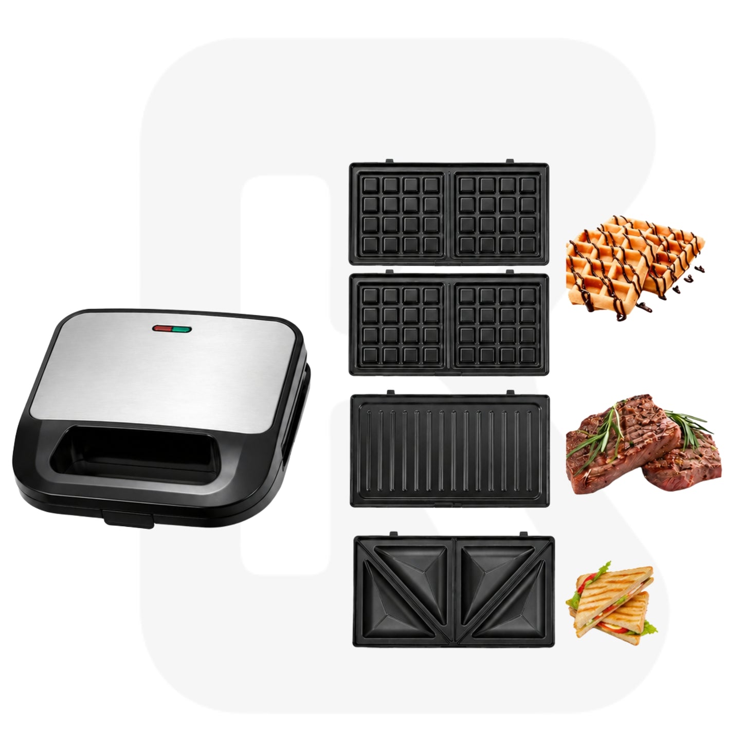 Kolax Sandwich Maker 3-in-1