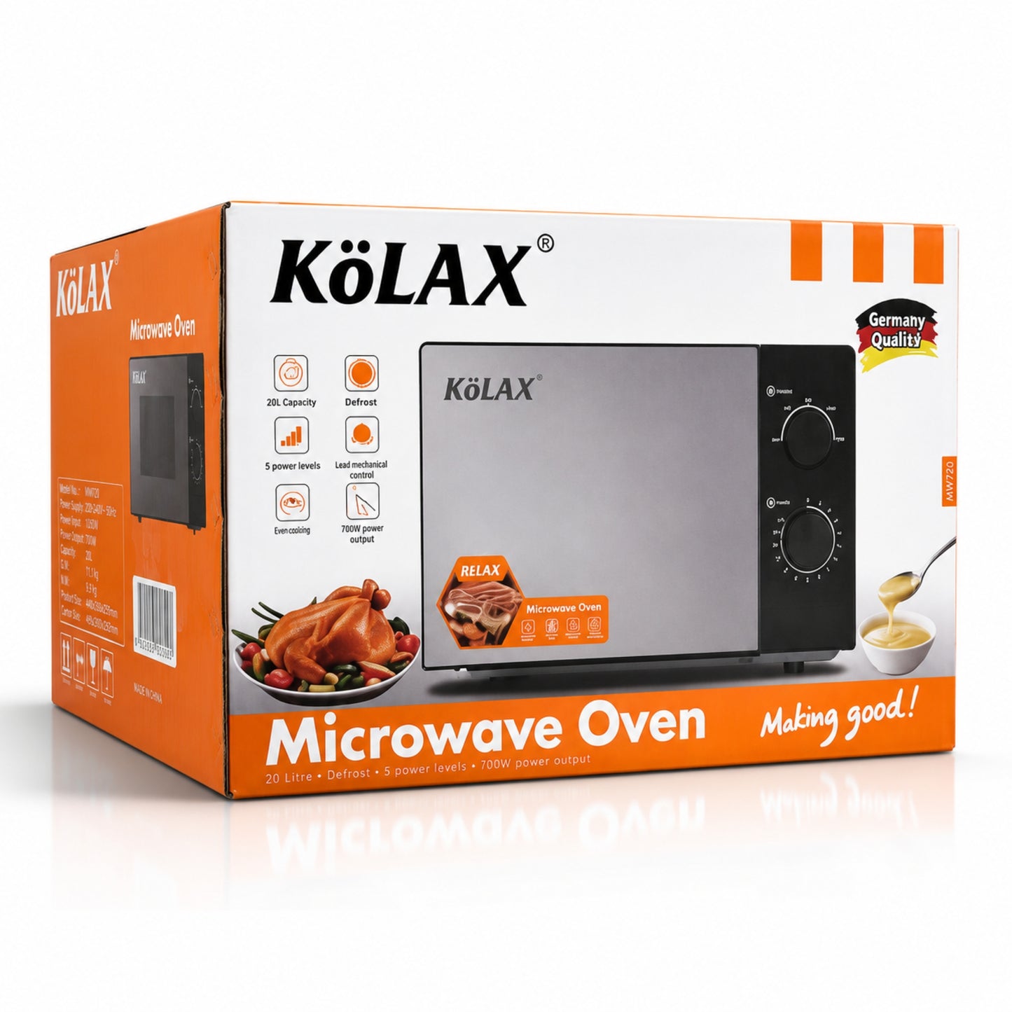 KOLAX 20L Microwave Oven