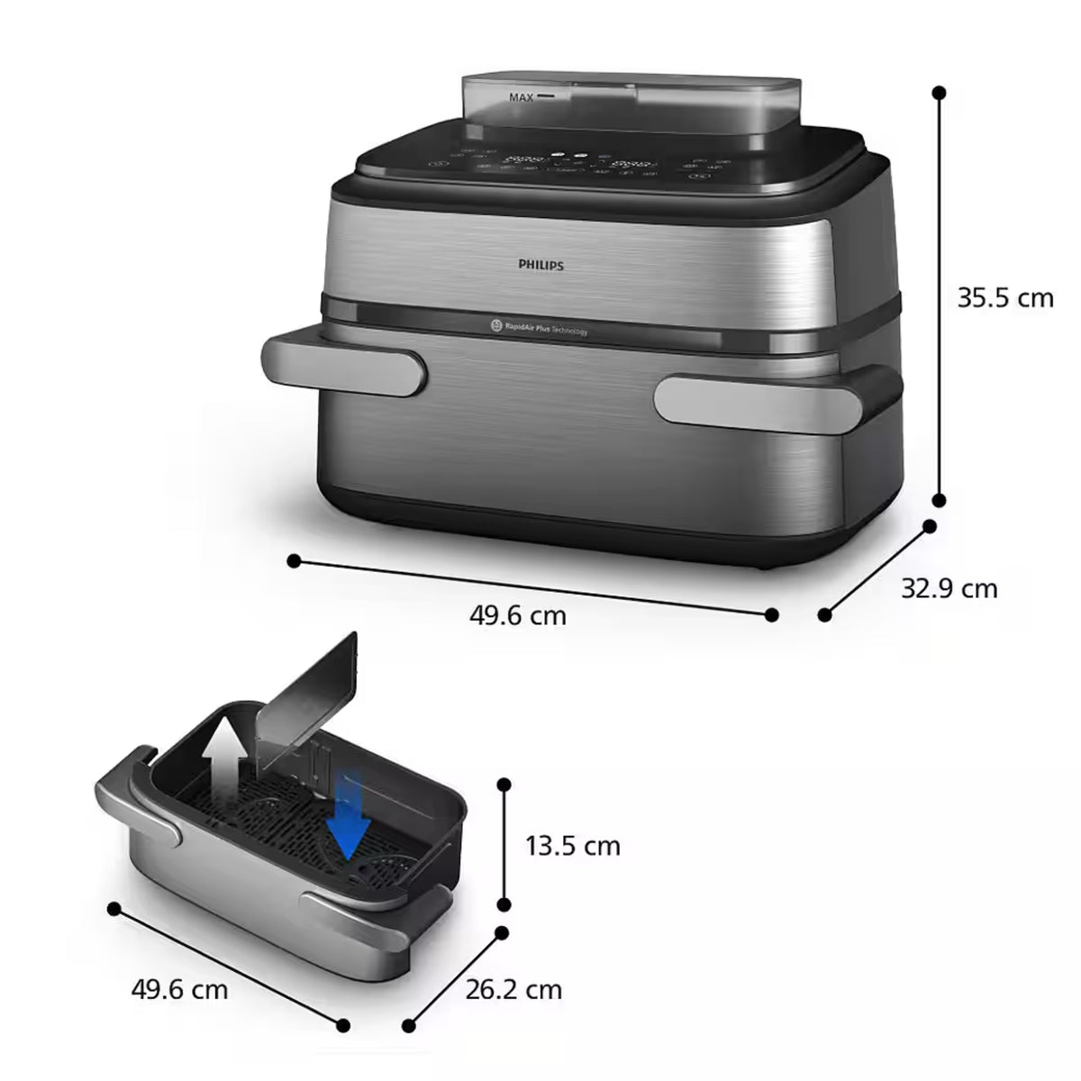 قلاية هوائية Philips Series 5000 MegaBasket