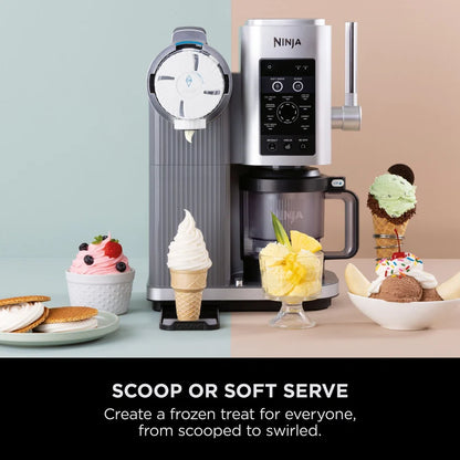 Ninja Swirl by CREAMi 13-in-1 Soft Serve & Ice Cream Maker