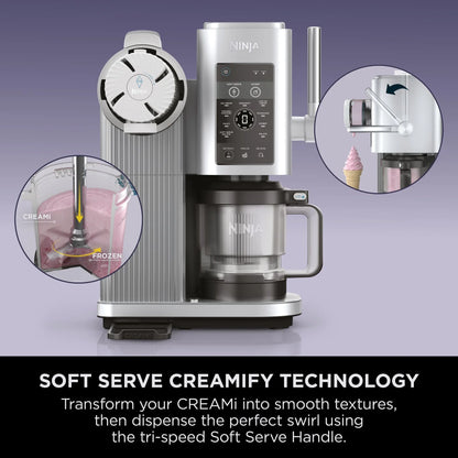 Ninja Swirl by CREAMi 13-in-1 Soft Serve & Ice Cream Maker