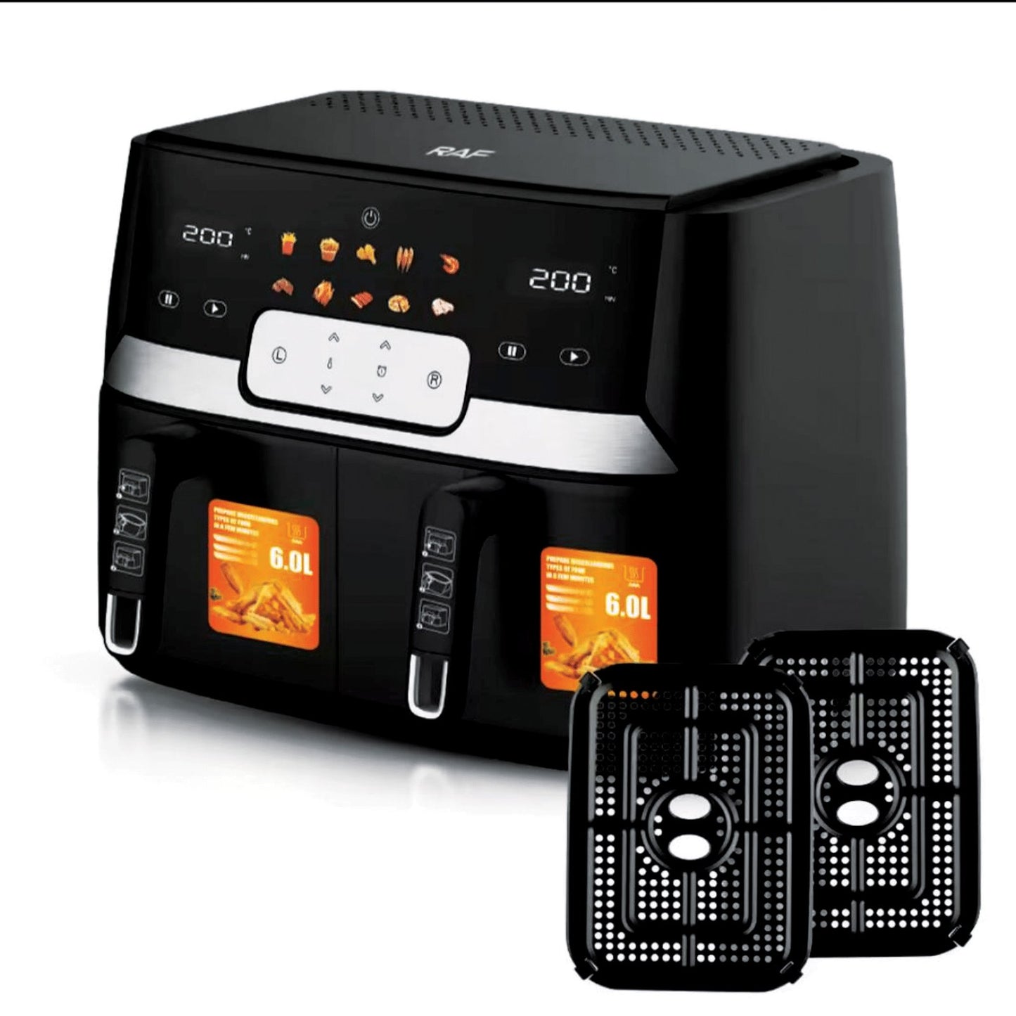 RAF 9L Dual Basket Air Fryer