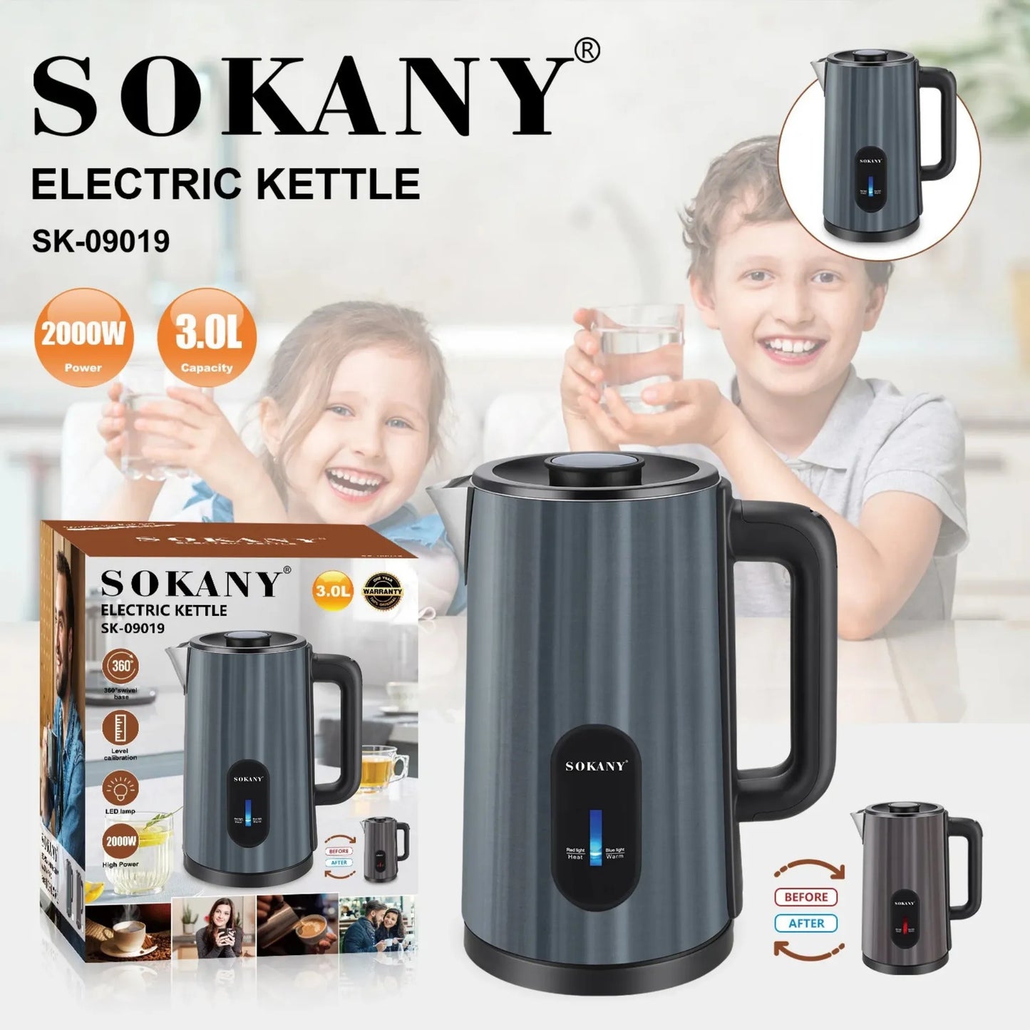 Sokany Electric Kettle
