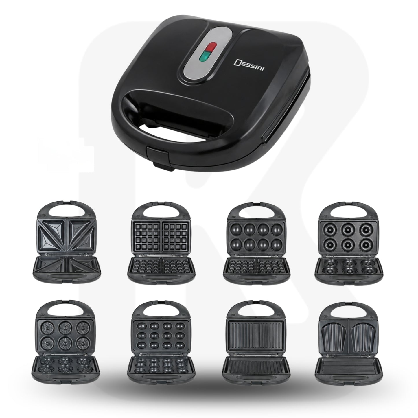 DESSINI 8-in-1  Sandwich Maker