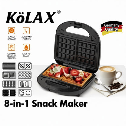 KOLAX 8-in-1 Sandwich Maker