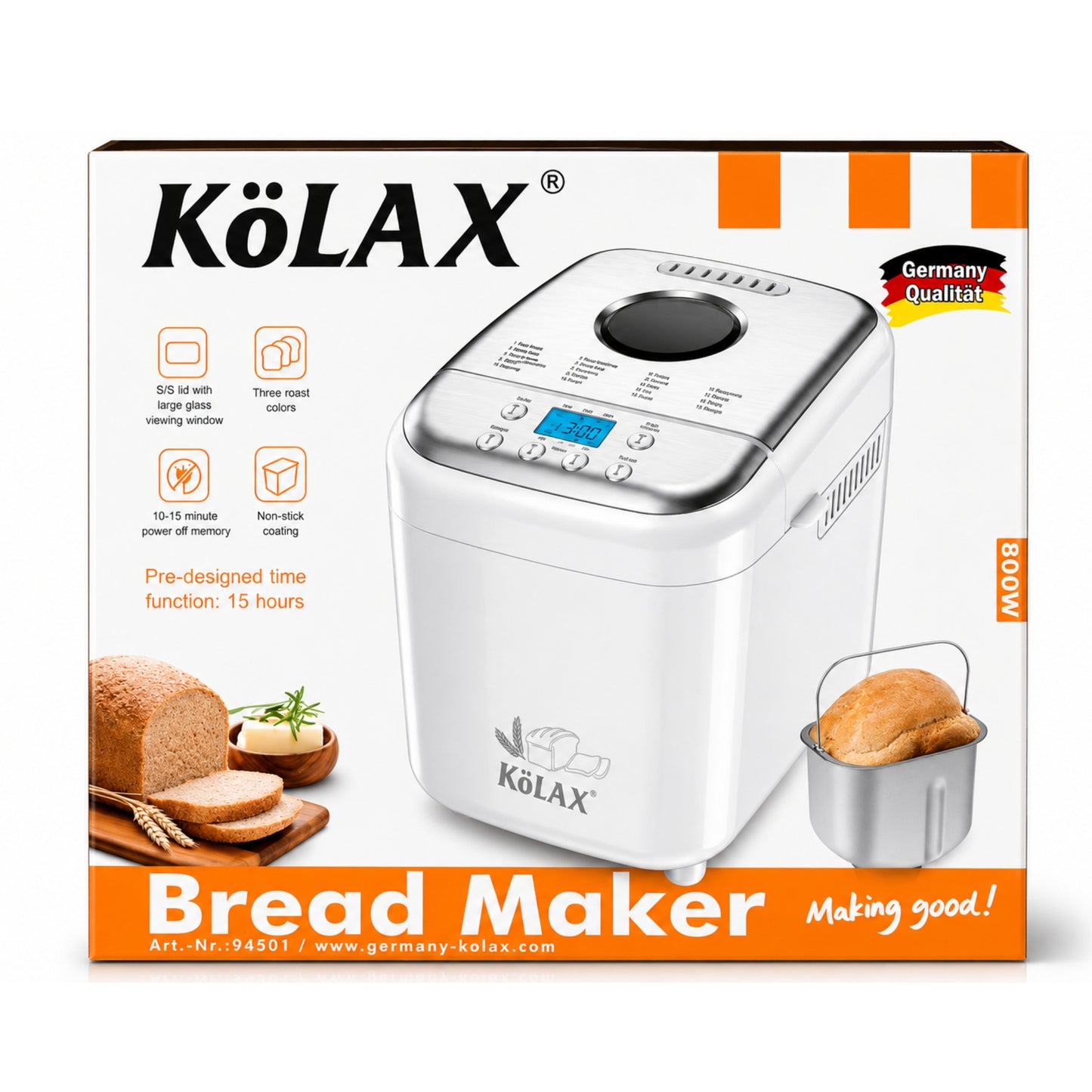 KOLAX Automatic Bread Maker